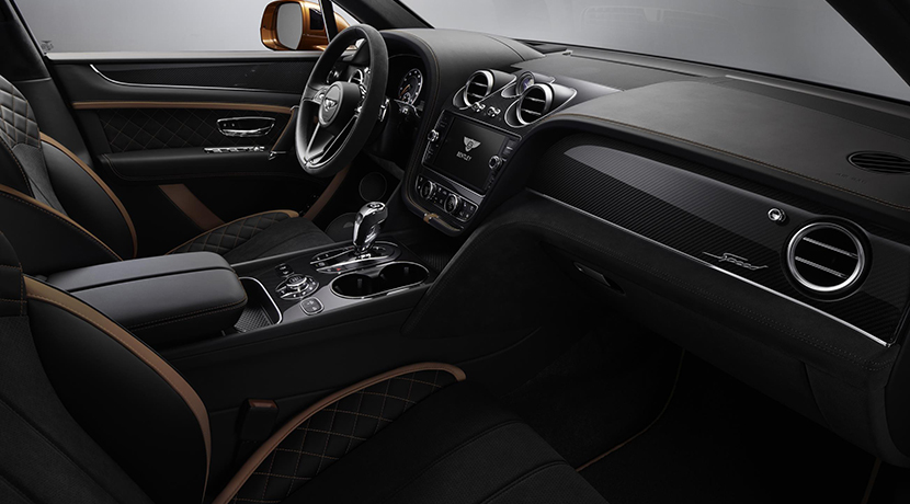 Bentley Bentayga Speed ​​interior design