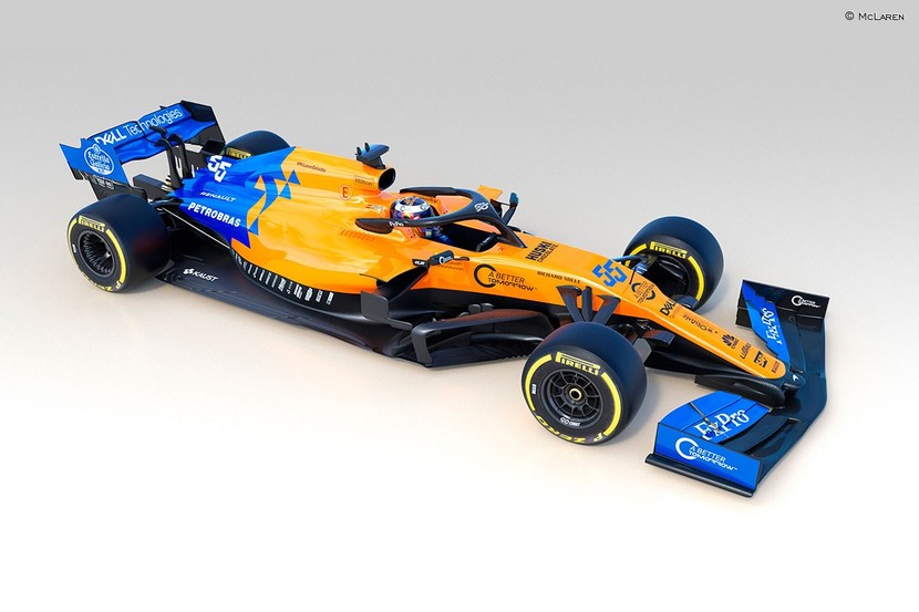 McLaren MCL34 side-raised